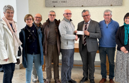 Don à la caisse de solidarité des élèves du Lycée Pierre Caraminot